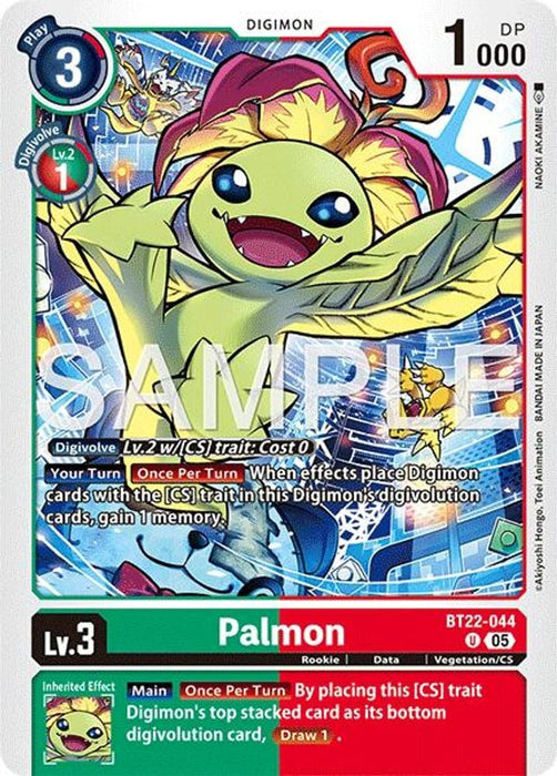 Palmon (#BT22-044 U) (Cyber Eden) Near Mint