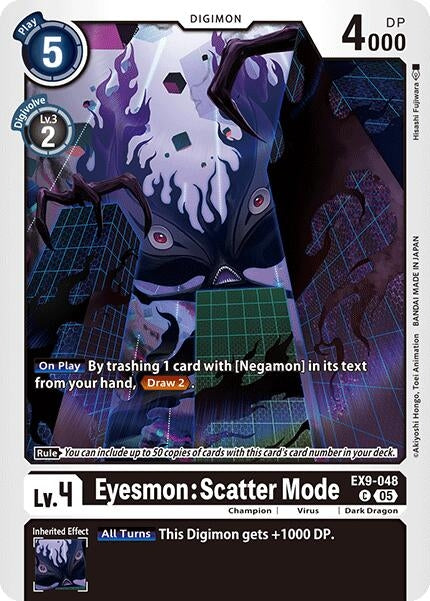 Image for Eyesmon: Scatter Mode (EX9-048 C) - Digimon Card Game