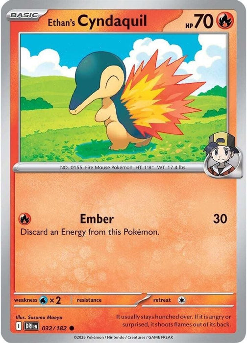 Ethans Cyndaquil (#032/182) (SV10: Destined Rivals)