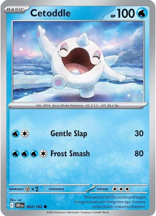 Cetoddle (#064/182) (SV10: Destined Rivals) Near Mint Reverse Holofoil