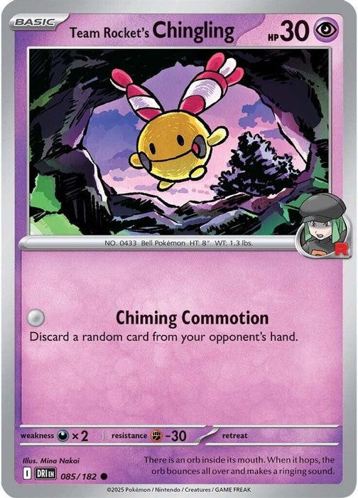 Team Rockets Chingling (#085/182) (SV10: Destined Rivals)
