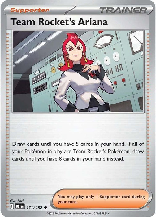 Team Rockets Ariana 171 182 (#171/182) (SV10: Destined Rivals) Near Mint