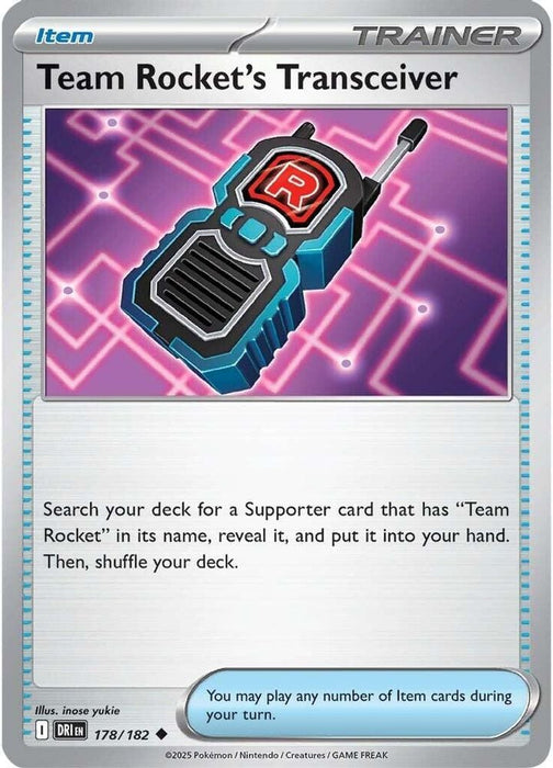 Team Rockets Transceiver (#178/182) (SV10: Destined Rivals)
