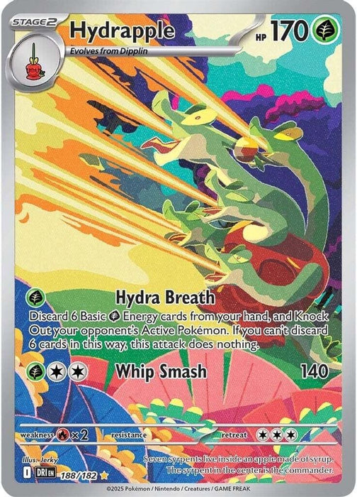 Hydrapple 188 182 (#188/182) (SV10: Destined Rivals) Near Mint Holofoil
