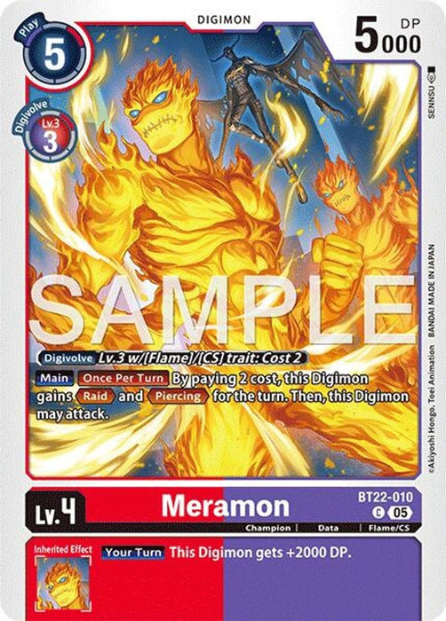 Meramon (#BT22-010 C) (Cyber Eden) Near Mint