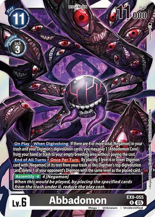 Abbadomon (#EX9-055 R) (Versus Monsters) Near Mint Foil