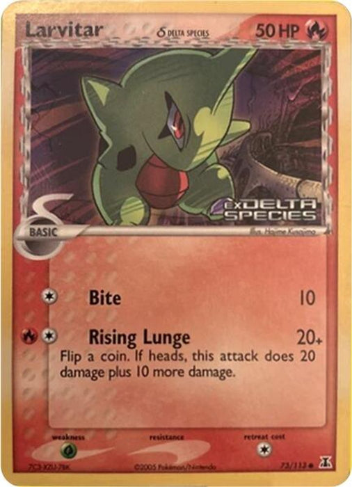 Larvitar (Delta Species Stamp) (#73/113) (Miscellaneous Cards & Products) Moderately Played