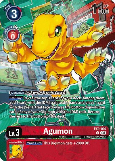 Agumon (Digital Monster Day Commemoration Event Participant) (#EX9-007 R) (Digimon Promotion Cards)