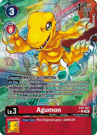 Agumon (Digital Monster Day Commemoration Event Winner) (#EX9-007 R) (Digimon Promotion Cards)