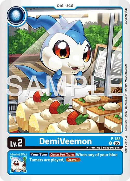 DemiVeemon (Store Tournament 2025 Vol.3 Participation Pack) (#P-188 P) (Digimon Promotion Cards)
