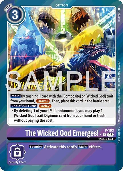 Image for The Wicked God Emerges! (Store Tournament 2025 Vol.3 Winner Pack) (P-193 P) - Digimon Card Game