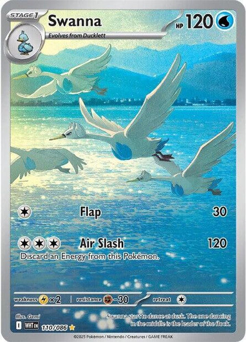 Swanna - 110/086 (#110/086) (SV: White Flare) Near Mint Holofoil