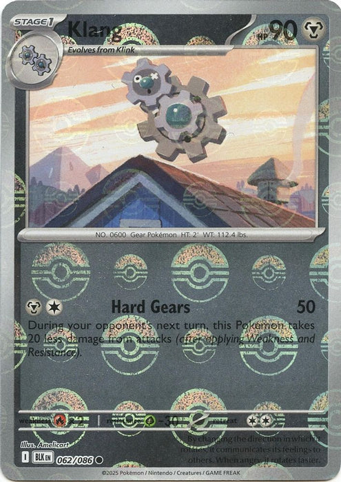 Klang (Poke Ball Pattern) (#062/086) (SV: Black Bolt) Near Mint Holofoil