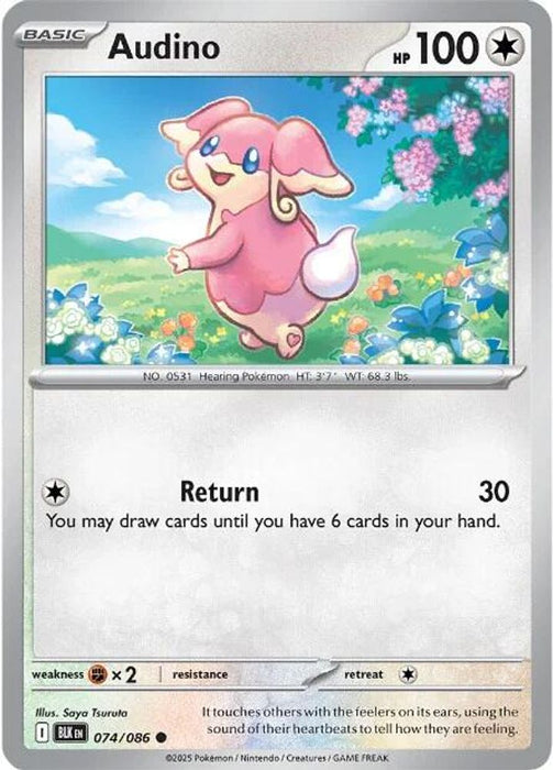 Audino - 074/086 (#074/086) (SV: Black Bolt) Near Mint
