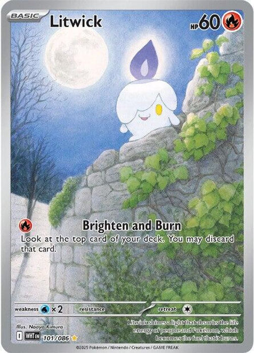 Litwick - 101/086 (#101/086) (SV: White Flare) Near Mint Holofoil