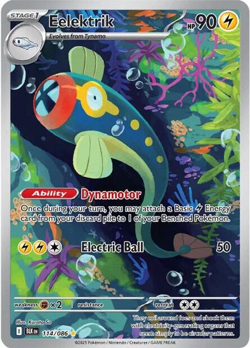 Eelektrik - 114/086 (#114/086) (SV: Black Bolt) Near Mint Holofoil