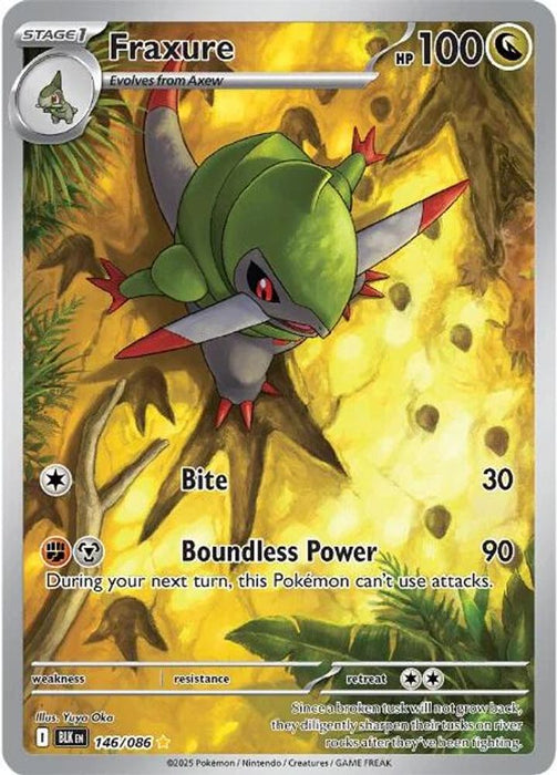 Fraxure - 146/086 (#146/086) (SV: Black Bolt) Near Mint Holofoil
