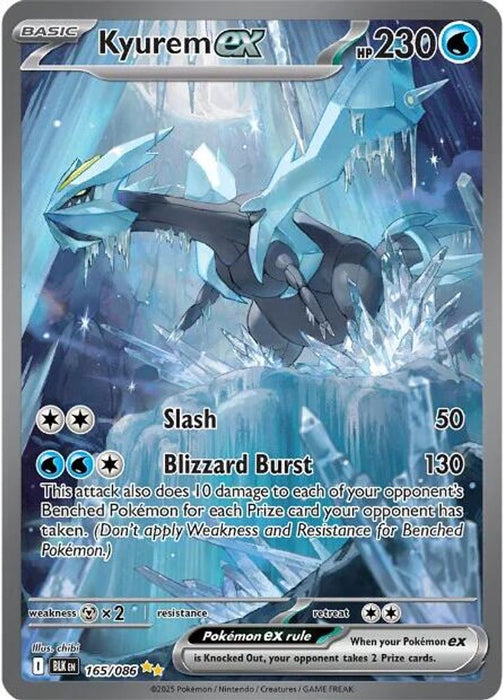 Kyurem ex - 165/086 (#165/086) (SV: Black Bolt) Near Mint Holofoil