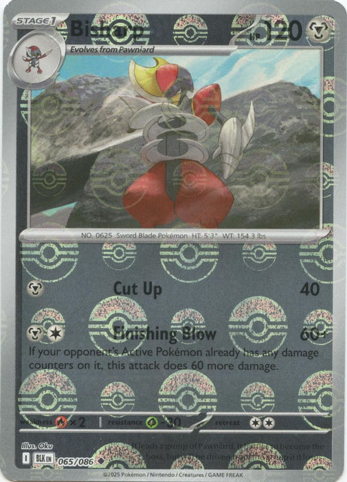 Bisharp (Poke Ball Pattern) (#065/086) (SV: Black Bolt) Near Mint Holofoil