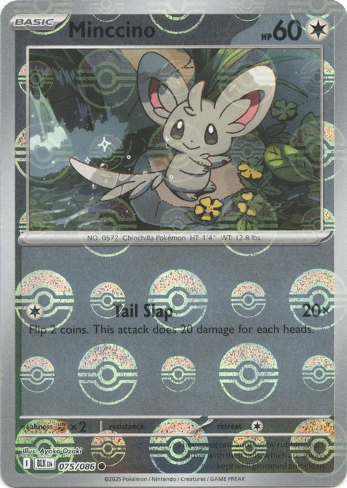 Cinccino (Poke Ball Pattern) (#076/086) (SV: Black Bolt) Near Mint Holofoil
