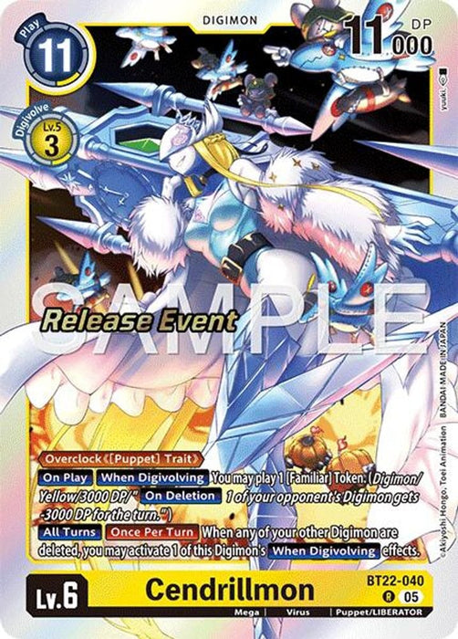 Cendrillmon (#BT22-040 R) (Cyber Eden Release Event Cards) Near Mint Foil