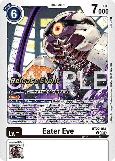 Eater Eve (#BT22-081 U) (Cyber Eden Release Event Cards)