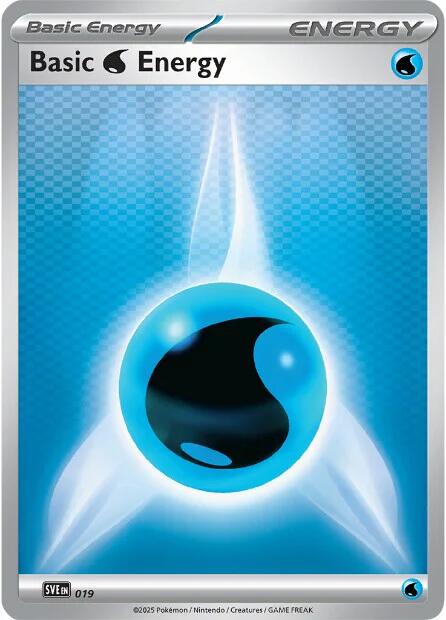 Basic Water Energy (019) (Holofoil) [Scarlet & Violet: Black Bolt]