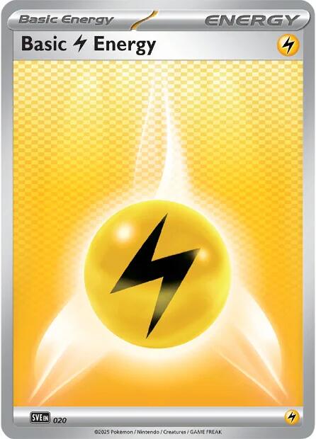 Basic Lightning Energy (020) (Holofoil) [Scarlet & Violet: Black Bolt]