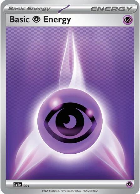 Basic Psychic Energy (021) (Holofoil) [Scarlet & Violet: Black Bolt]