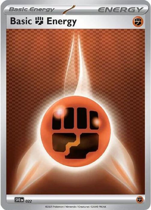 Basic Fighting Energy 022 (#022) (SVE: Scarlet & Violet Energies)