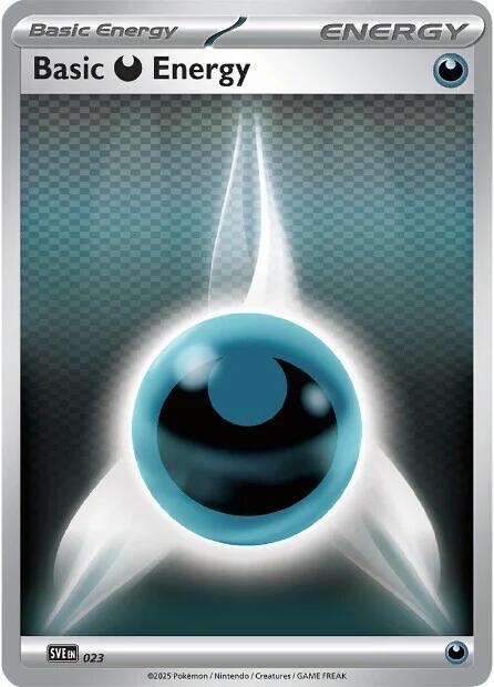 Basic Darkness Energy (023) (Holofoil) [Scarlet & Violet: Black Bolt]