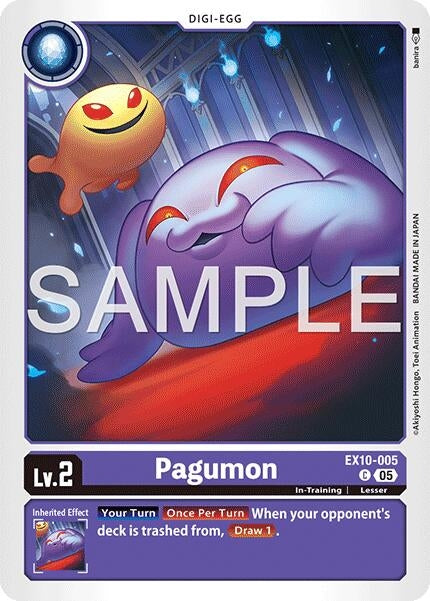 Image for Pagumon (EX10-005 C) - Digimon Card Game