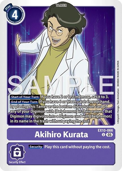 Image for Akihiro Kurata (EX10-066 U) - Digimon Card Game