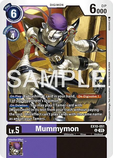 Image for Mummymon (EX10-051 U) - Digimon Card Game