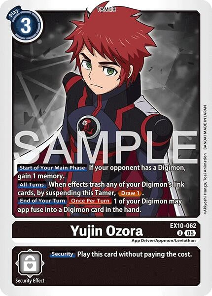 Image for Yujin Ozora (EX10-062 U) - Digimon Card Game