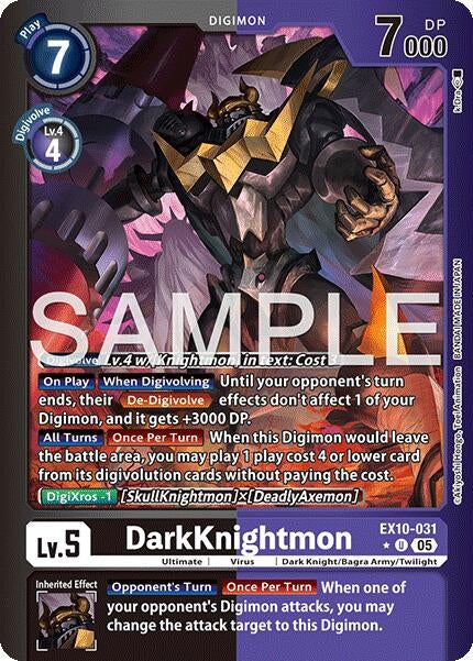 Image for DarkKnightmon (Limited Foil) (EX10-031 U) - Digimon Card Game