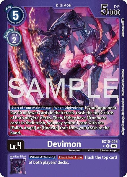 Image for Devimon (Limited Foil) (EX10-046 C) - Digimon Card Game