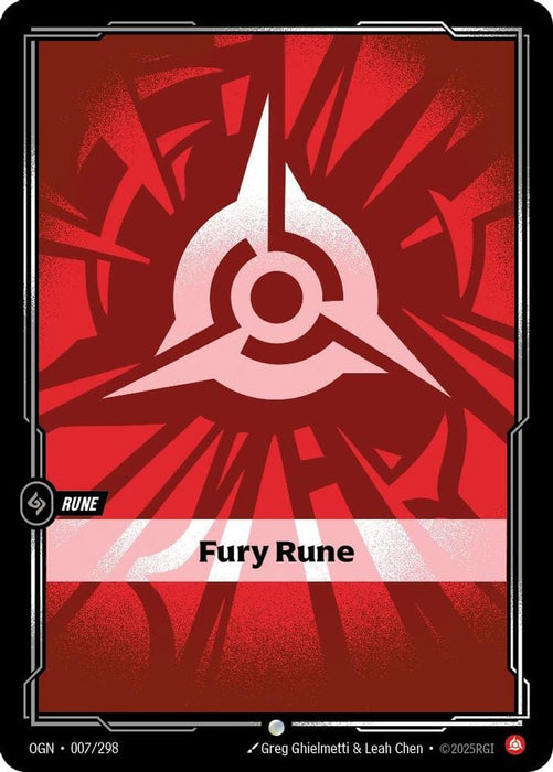 Fury Rune (#007/298) (Origins) Near Mint