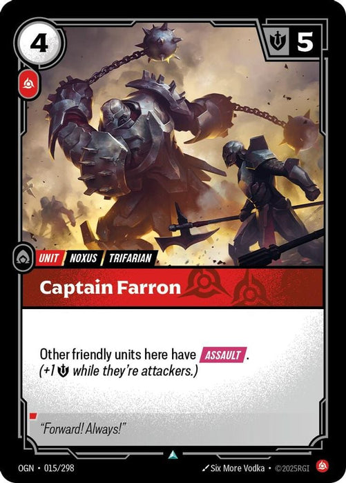 Captain Farron (#015/298) (Origins) Near Mint