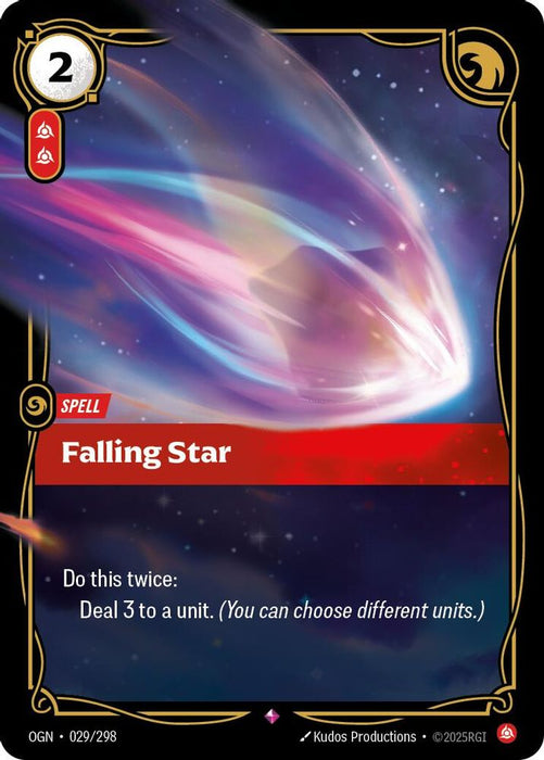 Falling Star (#029/298) (Origins) Near Mint Foil