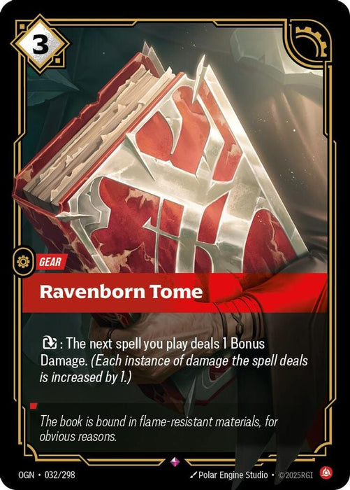 Ravenborn Tome (#032/298) (Origins) Near Mint Foil