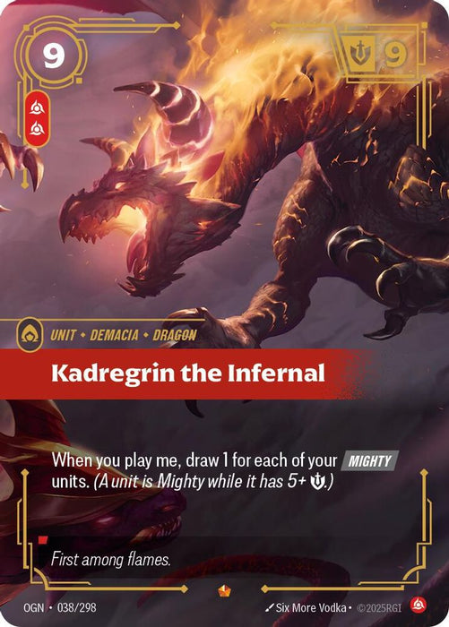 Kadregrin the Infernal (#038/298) (Origins) Near Mint Foil