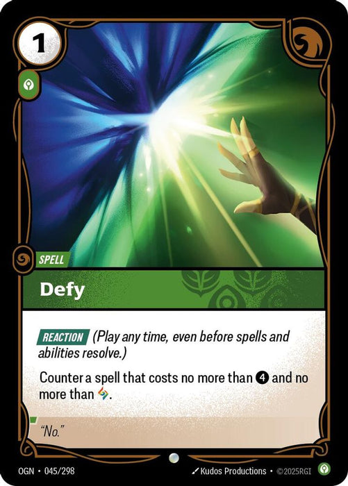 Defy (#045/298) (Origins) Near Mint