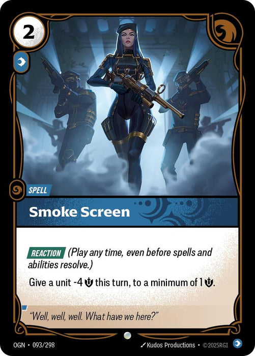 Image for Smoke Screen (093/298) [Origins] - Riftbound: League of Legends Trading Card Game