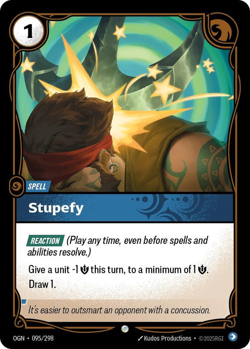 Image for Stupefy (095/298) [Origins] - Riftbound: League of Legends Trading Card Game