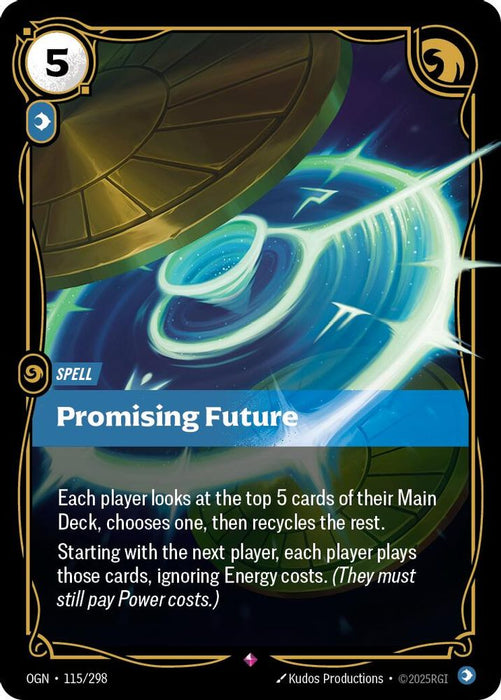 Promising Future (#115/298) (Origins) Near Mint Foil
