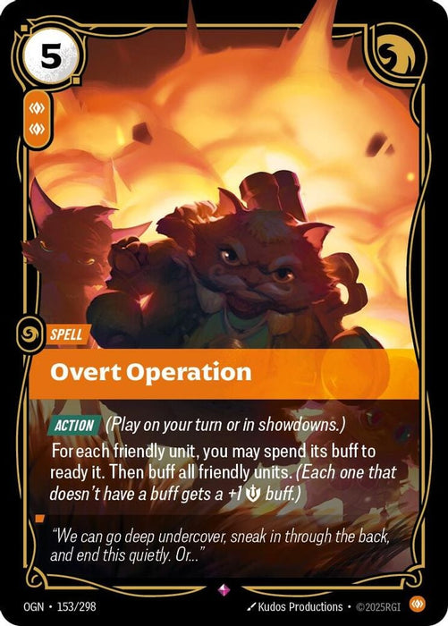 Overt Operation (#153/298) (Origins) Near Mint Foil