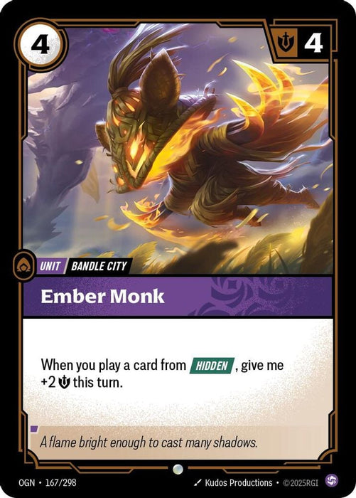 Ember Monk (#167/298) (Origins) Near Mint