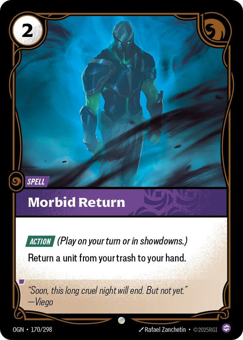 Image for Morbid Return (170/298) [Origins] - Riftbound: League of Legends Trading Card Game