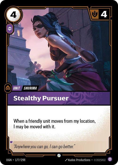 Image for Stealthy Pursuer (177/298) [Origins] - Riftbound: League of Legends Trading Card Game